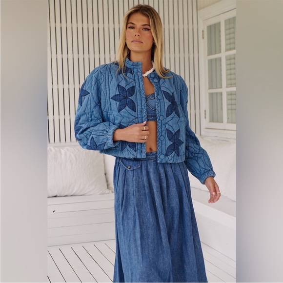 Free People Quinn Quilted Jacket Size M - Picture 2 of 16